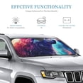 thumbnail image 3 of Fuzoiu Starry Multicolored Wolf Print Car Windshield Sunshade,Foldable Reflective Sun Visor,Windshield Sun Shade,UV Rays Sun Visor Shade,Auto Front Sun Shield Shade-Medium, 3 of 8