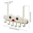 thumbnail image 7 of FashionCha over The Door Hook Hat Rack Heavy Duty Multiuse Home Organizer Towel Rack with 6 Door Hanging, 7 of 7