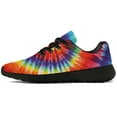 thumbnail image 5 of Uminder Womens Tennis Shoes Tie Dye Sneakers Black Shoes Size 6, 5 of 5
