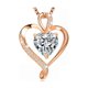 thumbnail image 1 of Long chain 925 silver rose gold women's silver chain jewelry gift Xmas, 1 of 2