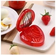 thumbnail image 5 of Mini cortador de fresas de cocina, cortador de frutas de acero inoxidable para pasteles, dispositivo de bricolaje para la cocina del hogar, ideal para pasteles, tartas y decoraciones, 5 of 5