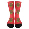 thumbnail image 2 of NordicNest St. Day Kids Socks Printed Novelty Crew Socks For Boys And Girls Holiday Party And Size Small Boys Socks, 2 of 4