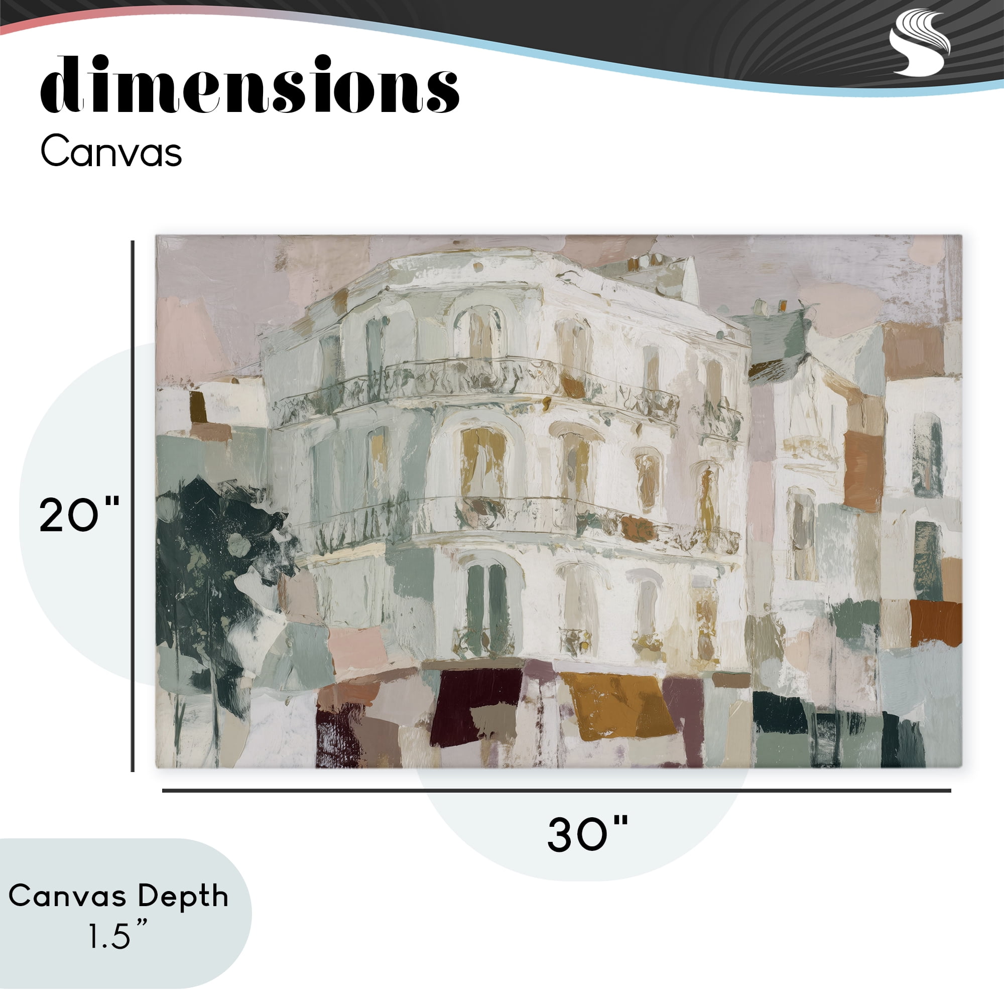 Stupell Industries Barcelona Street Corner Canvas Wall Art, design by Chromatic Storm Studio