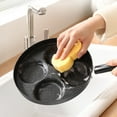 thumbnail image 3 of FUTUREORYY Flat Bottom Frying Pan Non Stick Fry Pan Silver 1Set for Even Cooking and Family Meals, 3 of 8