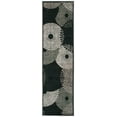 thumbnail image 2 of Nourison Graphic Illusions Geometric Black 2'3" x 8' Area Rug, (2x8), 2 of 6