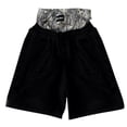 thumbnail image 4 of Mens Running Shorts Breathable Embroidered Design Print Summer Casual Shorts Straight Black S, 4 of 4
