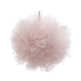 thumbnail image 1 of Bola de flores de tul Soledad 2x para ornamento de pesebre rosa gris, 1 of 7