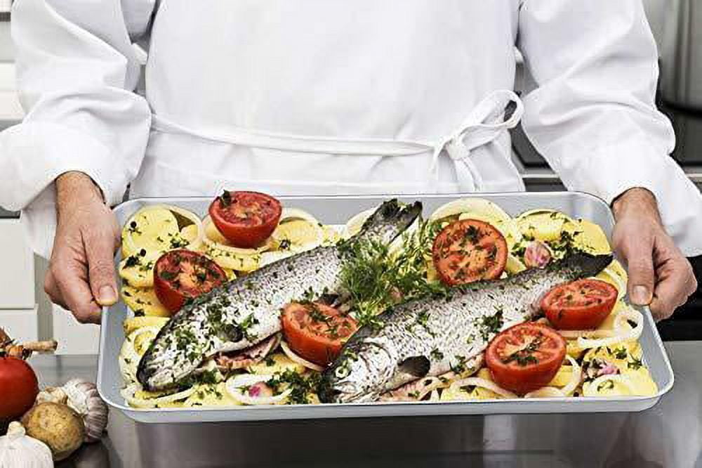 Baking Sheet Cookie Sheet Set of 2, Pure Stainless Steel baking Pan Tray