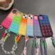 thumbnail image 4 of for iPhone 15 Pro Max/15 Ultra Gradient Color Case with Wrist Strap, Luxury Soft TPU Shockproof Case for iPhone 15 Pro Max/15 Ultra, 4 of 5