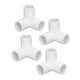 thumbnail image 3 of Accesorios De Tubería De 3 , 10 Piezas De Plástico PVC En ángulo Recto En T De 20 Mm De Diámetro Interior Conector De Tubería Recta Para Tubería De Riego, 3 of 7