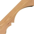 thumbnail image 3 of Ekena Millwork 5 1/2"W x 10"D x 10"H Balboa Smooth Knee Brace, Western Red Cedar, 3 of 13