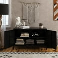 thumbnail image 5 of RealRooms Shadwick 2 Door Wide Metal Locker Accent Storage Cabinet, Black, 5 of 10