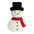 thumbnail image 2 of Gytml 18.1 Inch*11.02Inch Christmas Snowman Throw Pillow Snowman Soft Cushion Pillows Cute Winter Holiday Decorative For Couch, Sofa, Bedroom White 46cm, 2 of 9