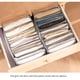 thumbnail image 4 of Organizador de cajones de teladivisores de clóset para calzas (gris de 6 celdas) Ndcxsfigh Libre de BPA, 4 of 9