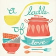 thumbnail image 3 of Urban, Mary 12x12 Black Modern Framed Museum Art Print Titled - A Ladle of Love, 3 of 5
