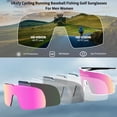 thumbnail image 4 of Gafas de Sol Ukoly para Béisbol/Correr/Ciclismo UV400 TR90 650 mL, 4 of 8