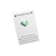 thumbnail image 1 of Cristales para Joyería Haciendo Tarjeta de Regalo en Forma de Corazón con Diseño de Cristal 9x6cm Tarjeta de Papel Verde para Cumpleaños, Vacaciones, Tarjetas de Regalo ️, 1 of 6