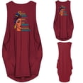 thumbnail image 2 of Leutsin Robe Maxi d'Été pour Femme Sans Manches, Ample, à Imprimé, avec Poches, Col Rond, Décontractée, Mi-Mollet, Grande Taille, 2 of 4