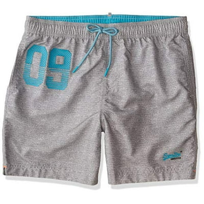 Superdry Men's Silver Grey Grit Waterpolo Swim Kuwait Ubuy