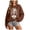 Brown, variant on Halloween Crewneck Skeleton Rib Cage Sweatshirt Women Casual Sweatshirt Spooky Party Fall Long Sleeve Pullover Top (Wine, L)