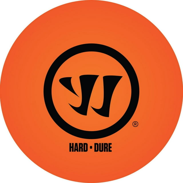 Warrior Balle de Hockey de Rue - Orange - Dur