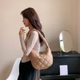 thumbnail image 4 of Women Padding Shoulder Bag Versatile Puffy Hobo Bag Casual Zipper Shopping Purse, 4 of 9