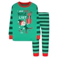 thumbnail image 2 of MEZZALL Christmas Kids Pajamas Sets For Girls Boys Festive Holiday Family Matching Sleepwear Night Soft Cozy Flannel Nightwear Crew Neck Long Sleeve Tops And Pants Fashionable Homewear, 2 of 3