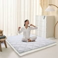 thumbnail image 6 of MOPHOTO Queen Mattress, Extra Thick Floor Mattress, Japanese Futon Mattress, Folding Memory Foam Mattress, Gray Foldable Mattress with Storage Bag, 6 of 10