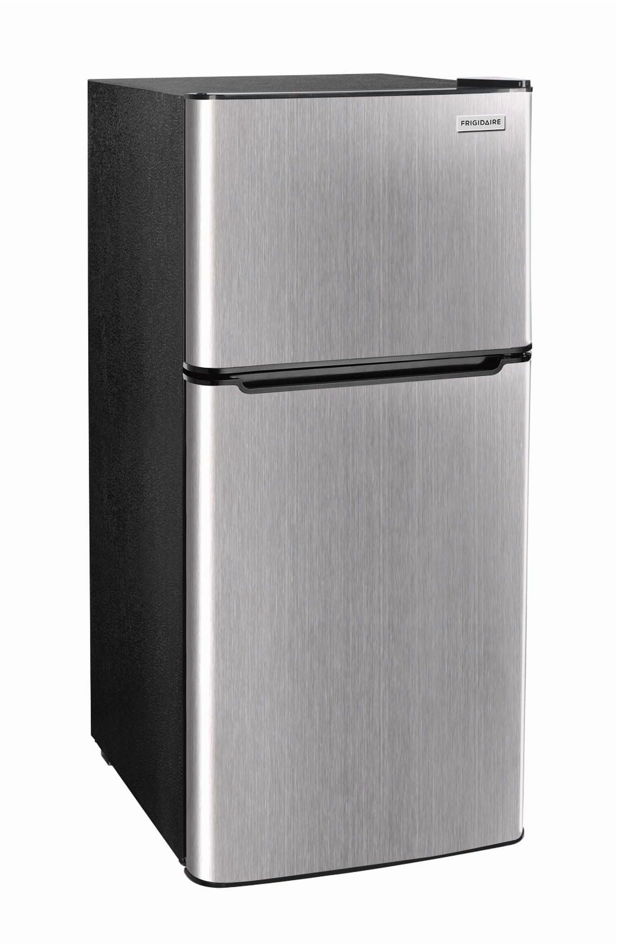 4.5 CU FT. STAINLESS STEEL 2 DOOR FRIDGE
