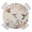 Light Beige Light Blue Light Pink, variant on Navy Blue Yellow Star Retro Round Tablecloth for 36-44 Inch Tables, Fitted Table Cover with Elastic Edge, Starry Sky Vintage Waterproof Outdoor Table Cloth Protector for Patio Garden Dinner Picnic