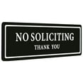 thumbnail image 2 of Clearance! Ttybhh Door Hanging Decoration, No Soliciting Sign for House (With Strong Adhesive Tape) Premium Durable No Soliciting Signs for Home and Office No Solicitation Signs Black, 2 of 6