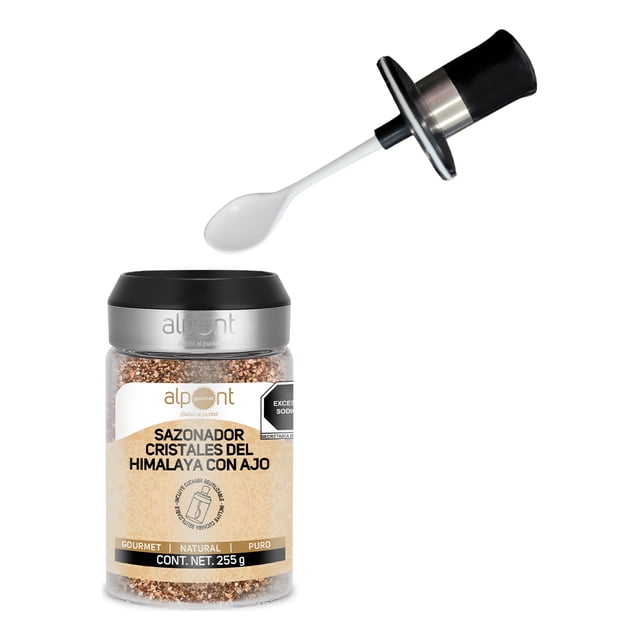 Alpont Sal Del Himalaya Con Ajo Sal Rosa Con Ajo 255 G