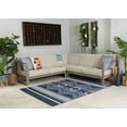 thumbnail image 2 of Linon Hedley Outdoor Sectional Set, Natural/Beige, 2 of 11
