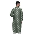 thumbnail image 4 of Atasi Mandarin Collar Printed Rayon Traditional Kurta For Men Casual Shirt, 4 of 6