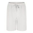 thumbnail image 4 of Men's Summer Linen Shorts - Adjustable Drawstring & Side Pockets | 2025 Relaxed Fit Casual Shorts for Beach & Home Wear, 4 of 6
