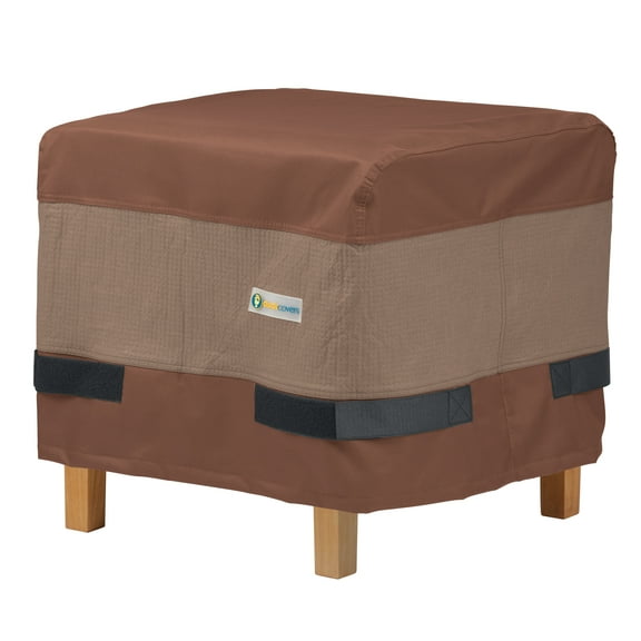 Duck Covers Ultimate Waterproof 20 Inch Square Ottoman/Side Table Cover