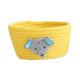 thumbnail image 1 of Cesta de almacenamiento de hilo de de estilo japonés, juguetes de , caja organizadora de artículos diversos para dormitorio, sala de estar amarillo Baoblaze Cesta de almacenamiento tejida a mano, 1 of 8