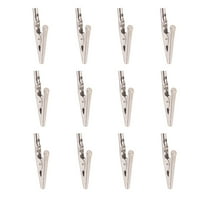 SEWOART 24Pcs Stainless Steel 51mm Crocodile Clamps Metal Clips for DIY ering Projects
