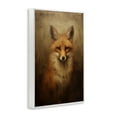 thumbnail image 4 of Stupell Industries Dark Fox Visage Animals & Insects Painting White Framed Art Print Wall Art, 16 x 24, 4 of 10