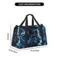 thumbnail image 3 of Balery Celestial Ram Night Sky Bolsa de Gimnasio para Mujeres, Bolsa de Viaje con Bolsillo Húmedo, Bolsa de Fin de Semana para Mujeres, Bolsa de Viaje Resistente al Agua, 3 of 7