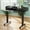 Black, variant on Innovar Standing Desk with 2 Drawers, 59 inch Height Adjustable Mobile Stand up and Down Desk,Electric Sit to Stand Large Work Desk with 4 Wheels Rising Computer Table for Office Home,Black