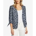 thumbnail image 2 of CeCe Womens Tie Sleeve Jacket, Blue, X-Small, 2 of 2