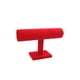 thumbnail image 1 of Soporte de Exhibición de joyería Minnieouse en forma de T para collares y relojes color rojo, 1 of 6