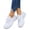 White, variant on Norvail Slip On Running Shoes Athletic Walking Trainers, Lightweight Breathable Mesh Tennis Sneakers, Comfortable Slip On Sandals for Women, Summer Going Out Shoes