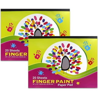 Melissa & Doug Finger Paint Paper Pad (12 x 18 inches) - 50 Sheets