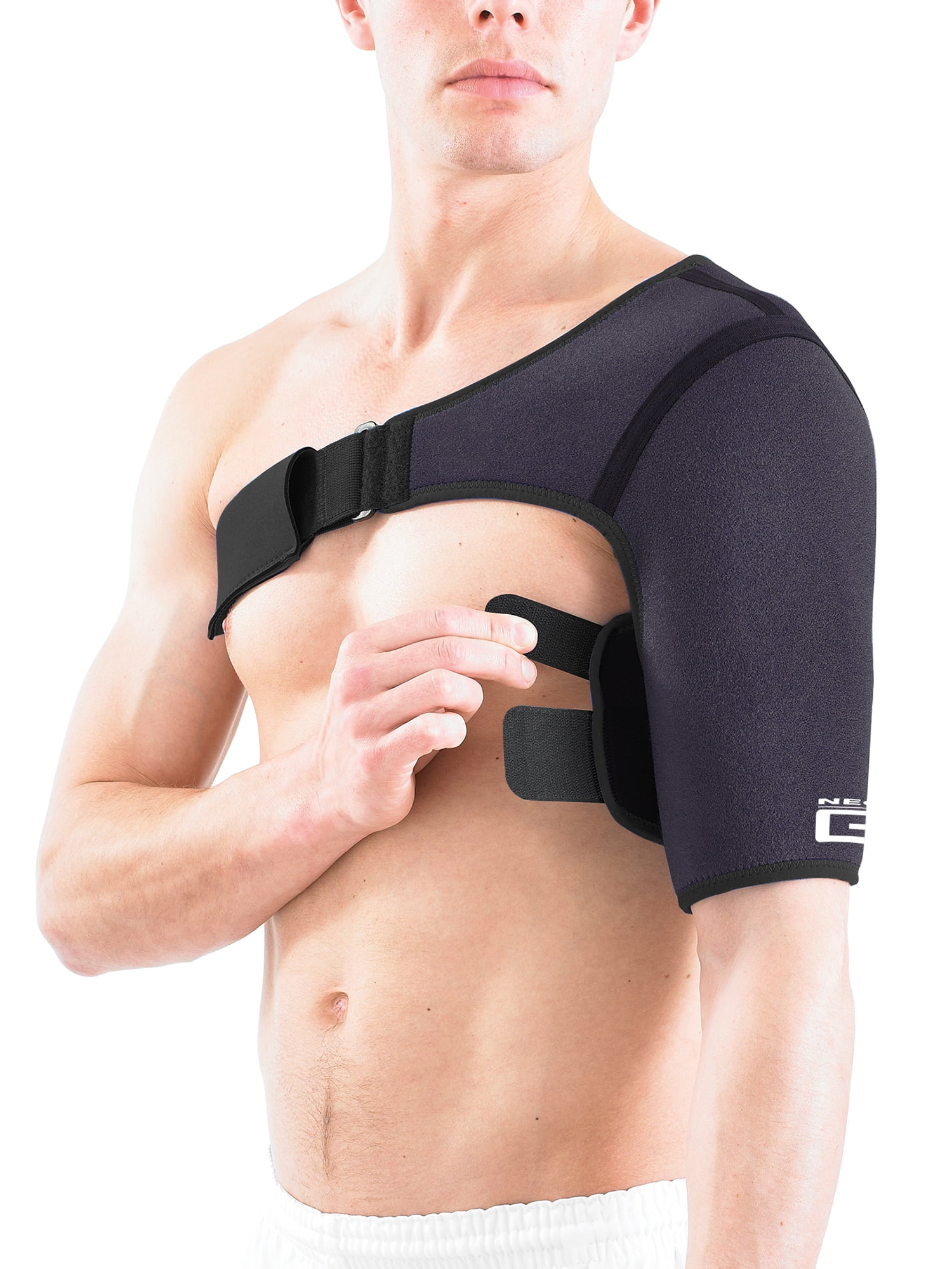 Neo G Easy-Fit Adjustable Neoprene Shoulder Support Brace, One Size FSA/HSA Eligible