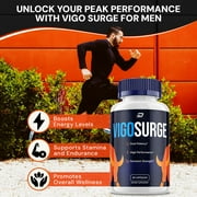 Vigo Surge for Men Capsules - VigoSurge Vitamin Complex Pills, 3 Pack, 180 Capsules