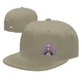 thumbnail image 4 of DouZhe Flat Brim Cap Snapback Hat, Moe Anime Character Girl Prints Adjustable Yellow Adult Baseball Cap, 4 of 6