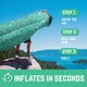 thumbnail image 4 of Colchón inflable Chillbo Shaggins, sofá inflable sin bomba, 4 of 5