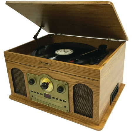 Studebaker SB6080 5-in-1 Stereo Music System (Wooden